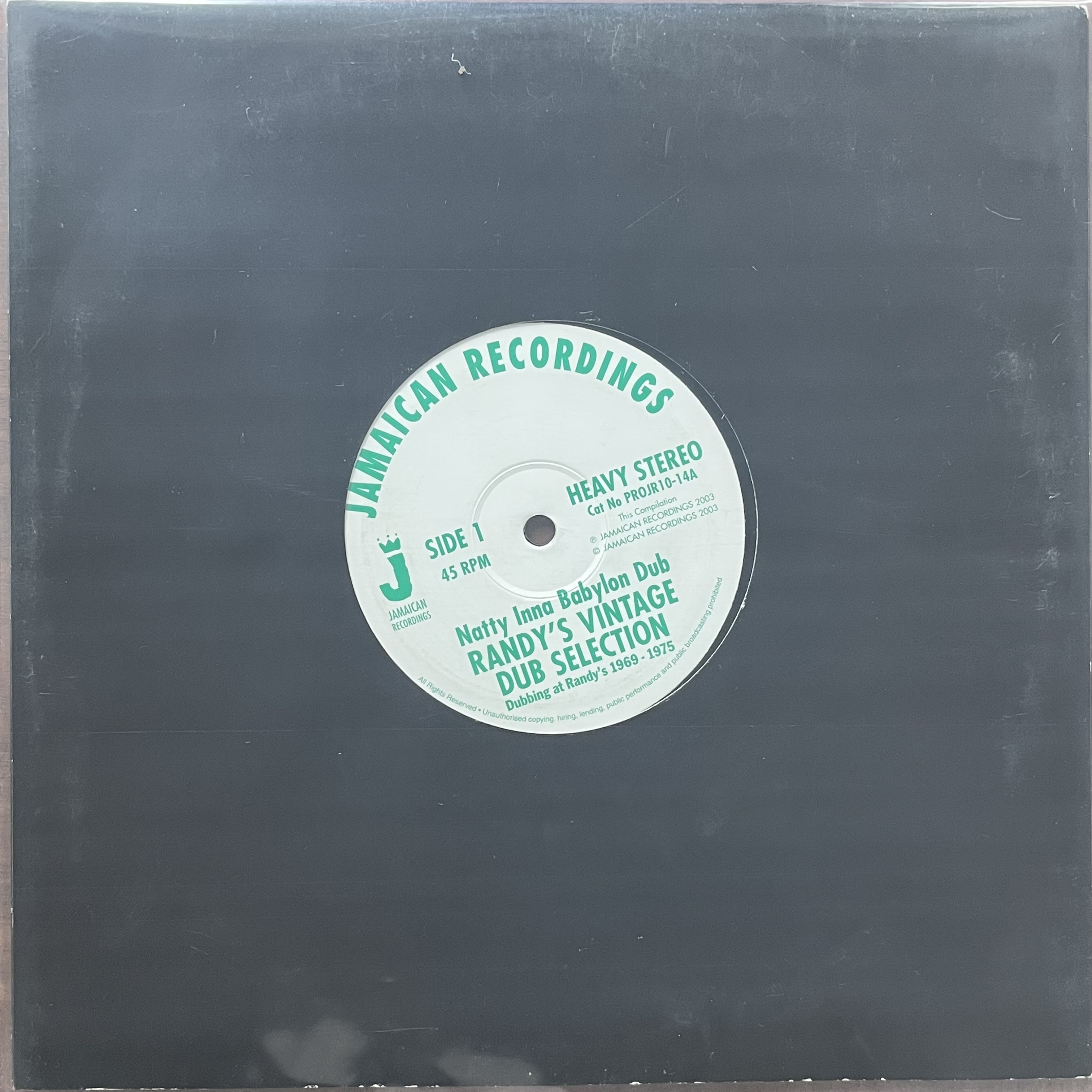 Randy's Vintage Dub Selection – Dubbing At Randy's 1969 - 1975