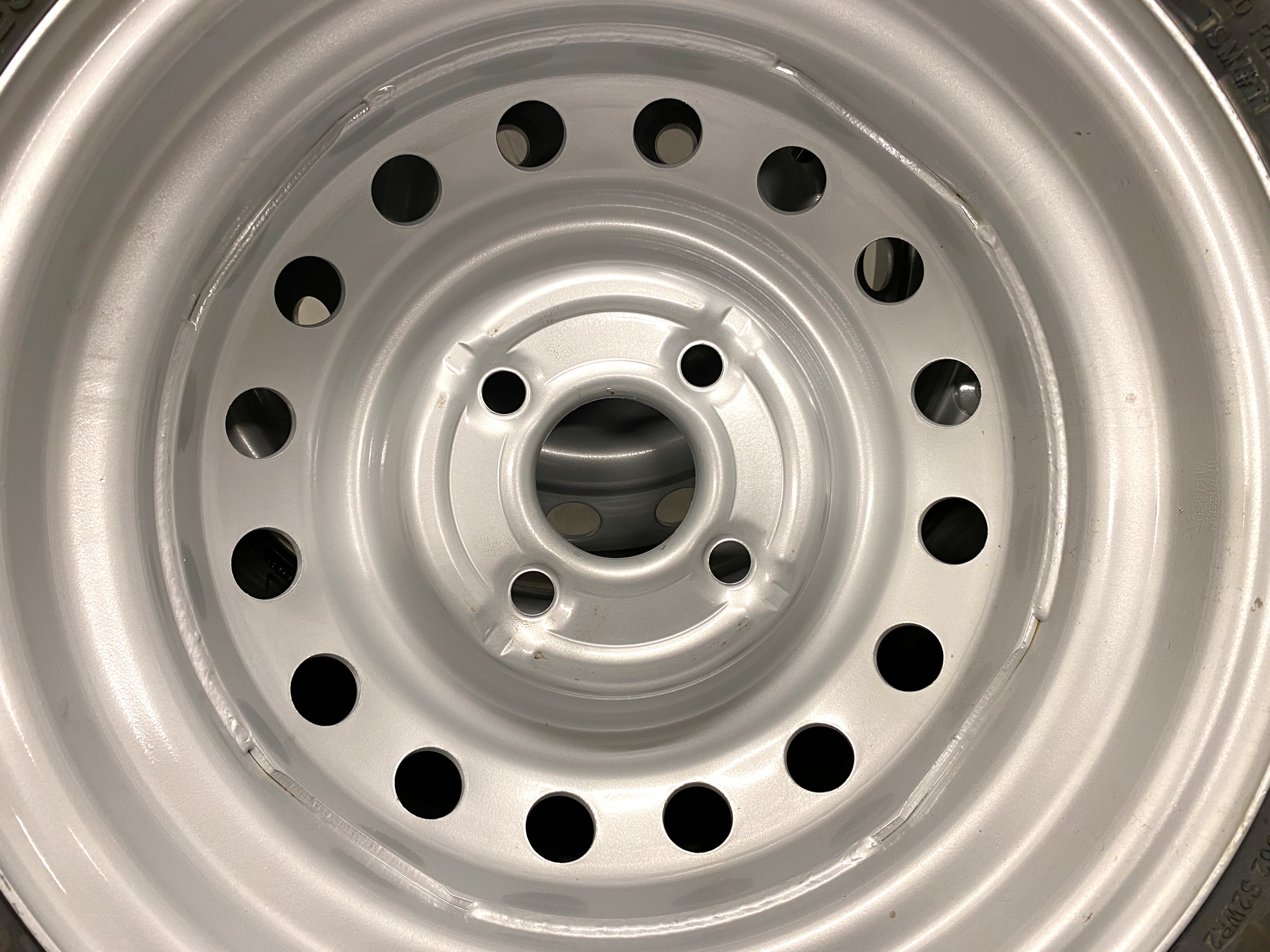 Kompletta Vinterhjul DUBB 2 st | SLÄP SRW 4x100 4x13 ET30 57.1 + 155/80 R13 79T Sailun Ice Blazer WST3 | V10-2025 | 8.5|8.5 mm - 6