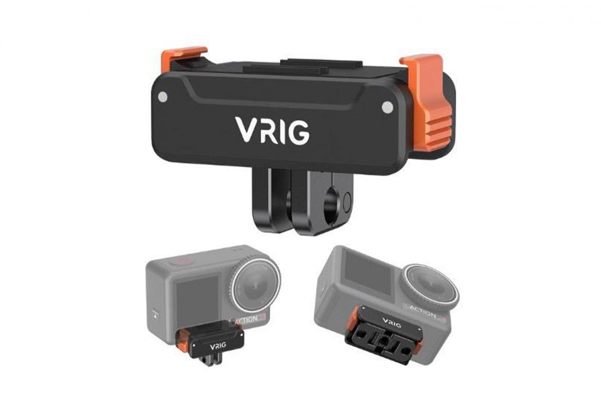 STABLECAM VRIGMag Adapt Mount DJI Osmo 360/Action 5 Pro (1/4inch Thread+2-Prong)