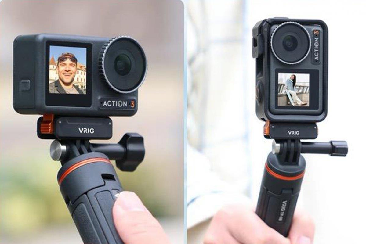 STABLECAM VRIGMag Adapt Mount DJI Osmo 360/Action 5 Pro (1/4inch Thread+2-Prong) - 2