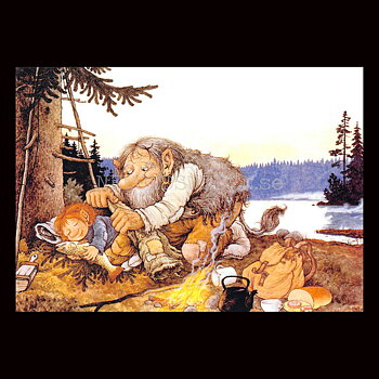 TUPPLUR No: 245- 60245- Trollkort Rolf Lidberg Vykort A6 - 914
