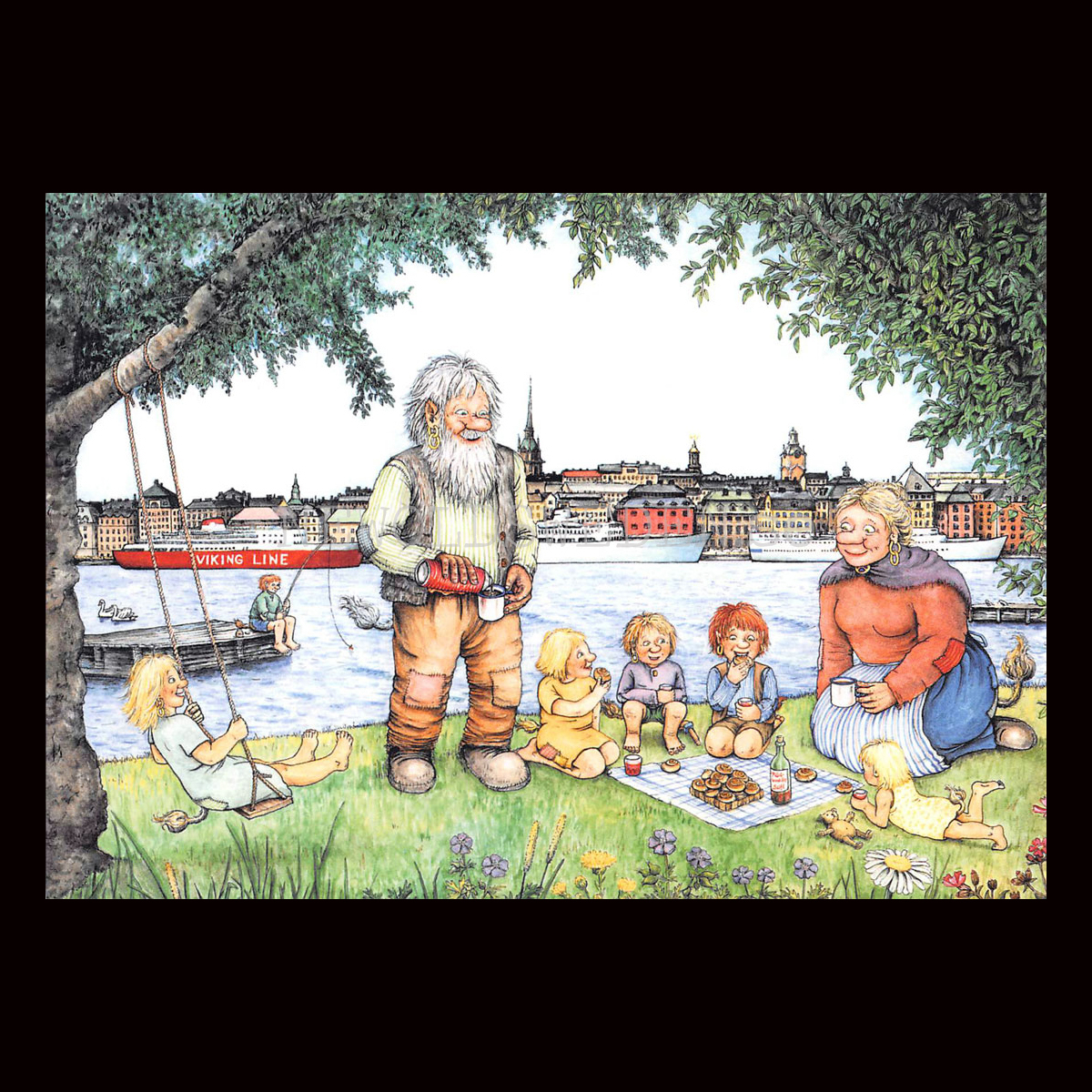 PICNIC No: 903- 60903- Trollkort Rolf Lidberg Vykort A6 - 914