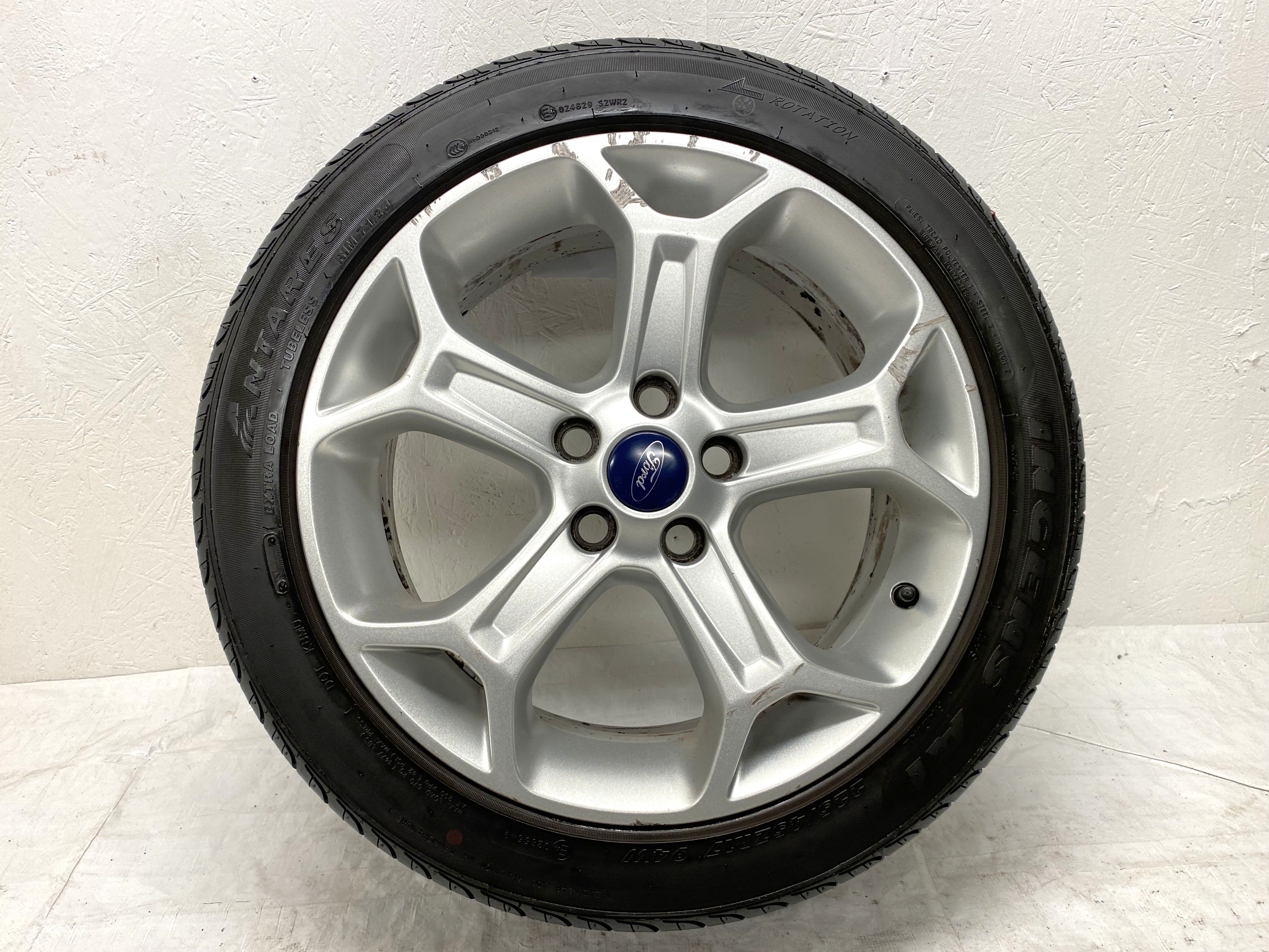 Kompletta Sommarhjul | 17" FORD Focus Mondeo | 5x108 7.5x17 ET55 63.4 + 2 st 225/45 R17 94V Yokohama Blue Earth ES32 | V40-2021 | 6.5mm | 6.5mm + 2 st 225/45 R17 94W Antares Ingens A1 | V01-2019 | 5mm | 4mm - 17
