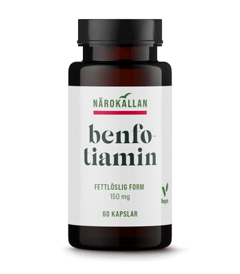 Benfotiamin 150 mg 60 kapslar