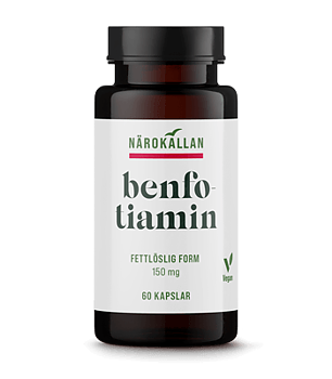 Benfotiamin 150 mg 60 kapslar