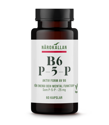 B6 P5P 25 mg 60 kapslar