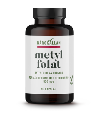 Metylfolat 90 kapslar