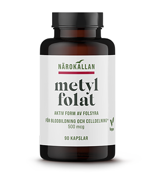 Metylfolat 90 kapslar