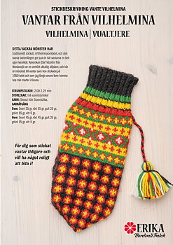 Strikkeoppskrift vott Vilhelmina