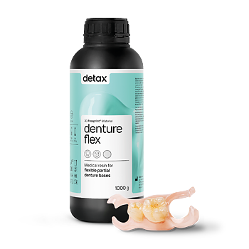 Detax Freeprint Denture Flex Resin Pink/Transp 1000 g