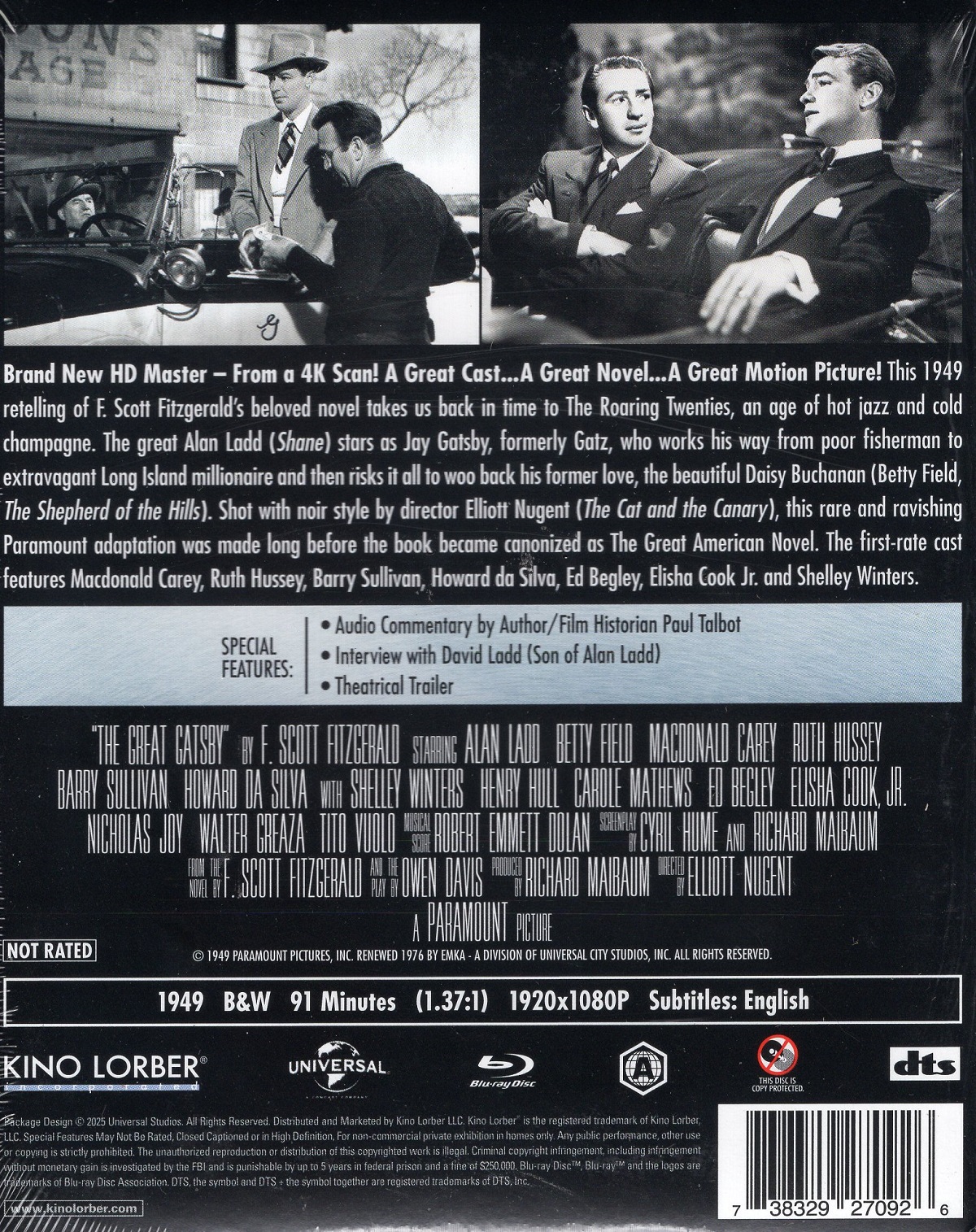 The Great Gatsby (ej svensk text) (Blu-ray) (OBS! Region A) - 2