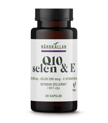 Q10 200 mg + Selen & E 60 kapslar
