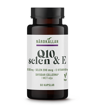 Q10 200 mg + Selen & E 60 kapslar