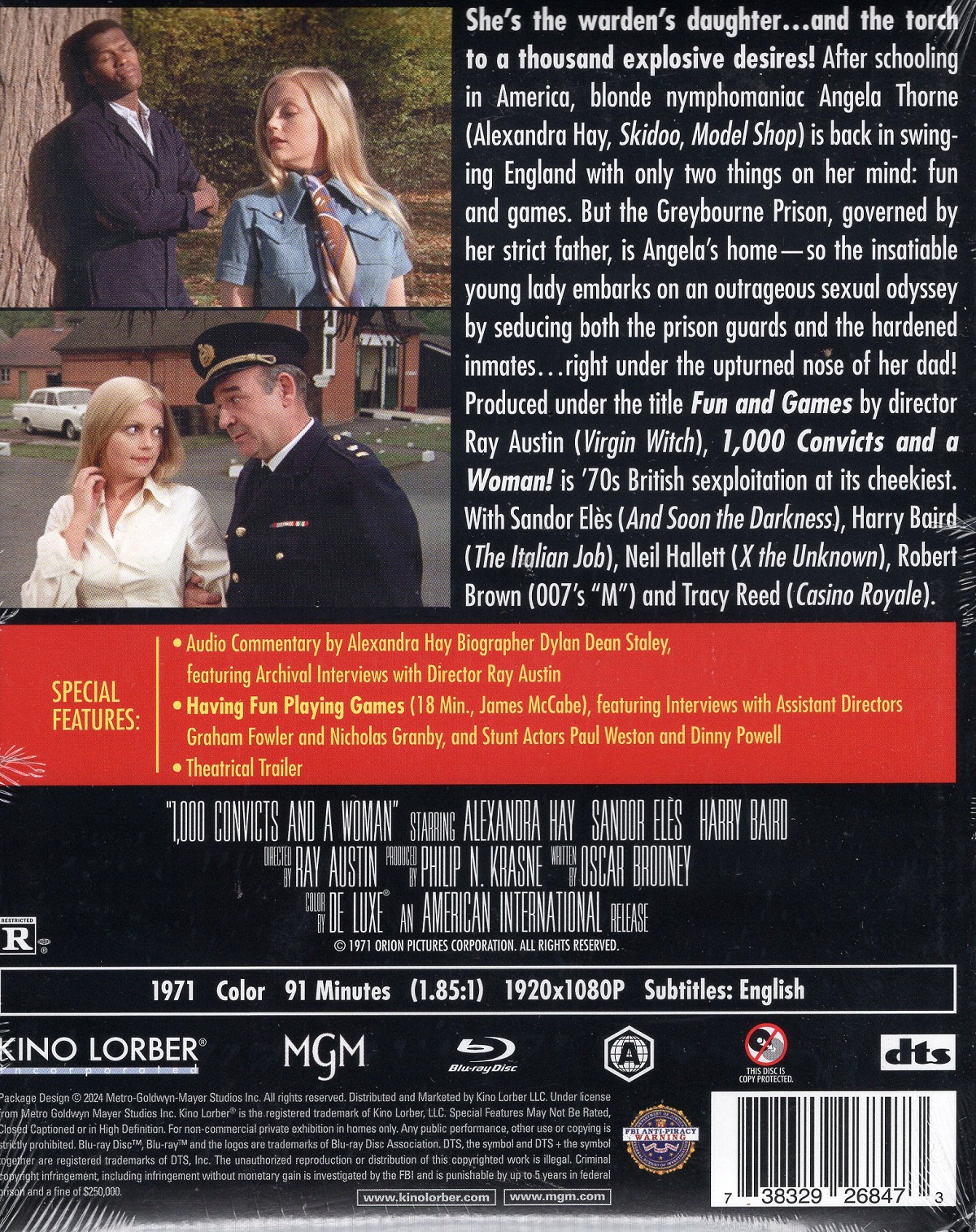 1,000 Convicts And A Woman! (ej svensk text) (Blu-ray) - 2