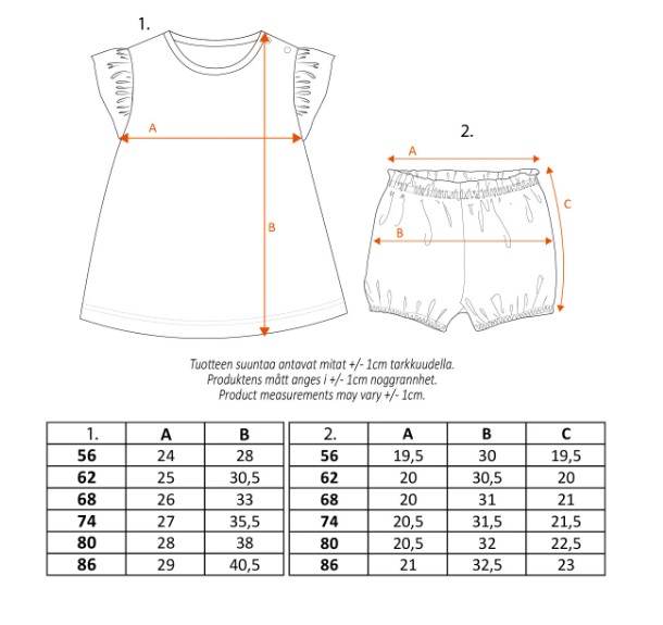 Shorts set Mumin Snäckstrand - 5