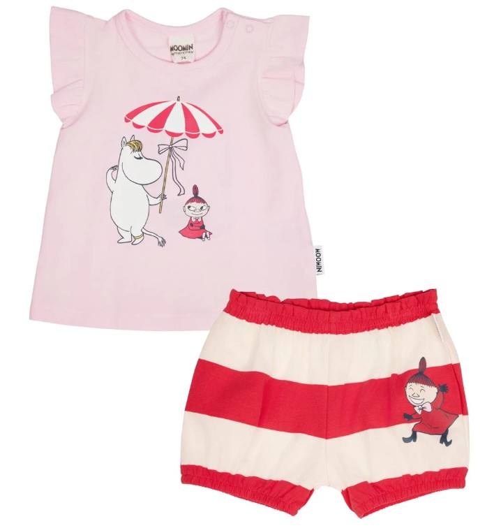 Shorts set Mumin Snäckstrand - 2