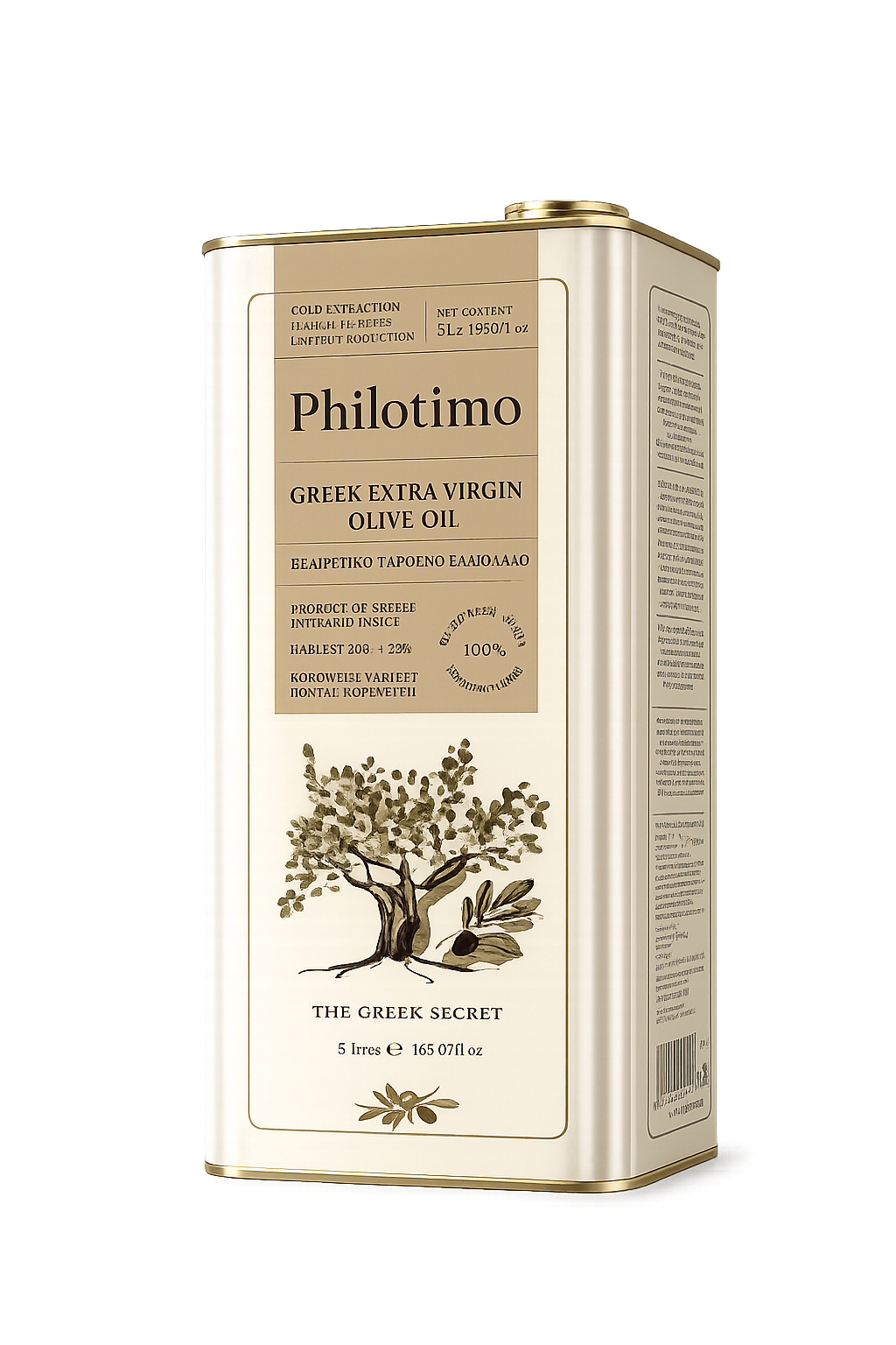 Philotimo Greek Extra Virgin Olive Oil 5L