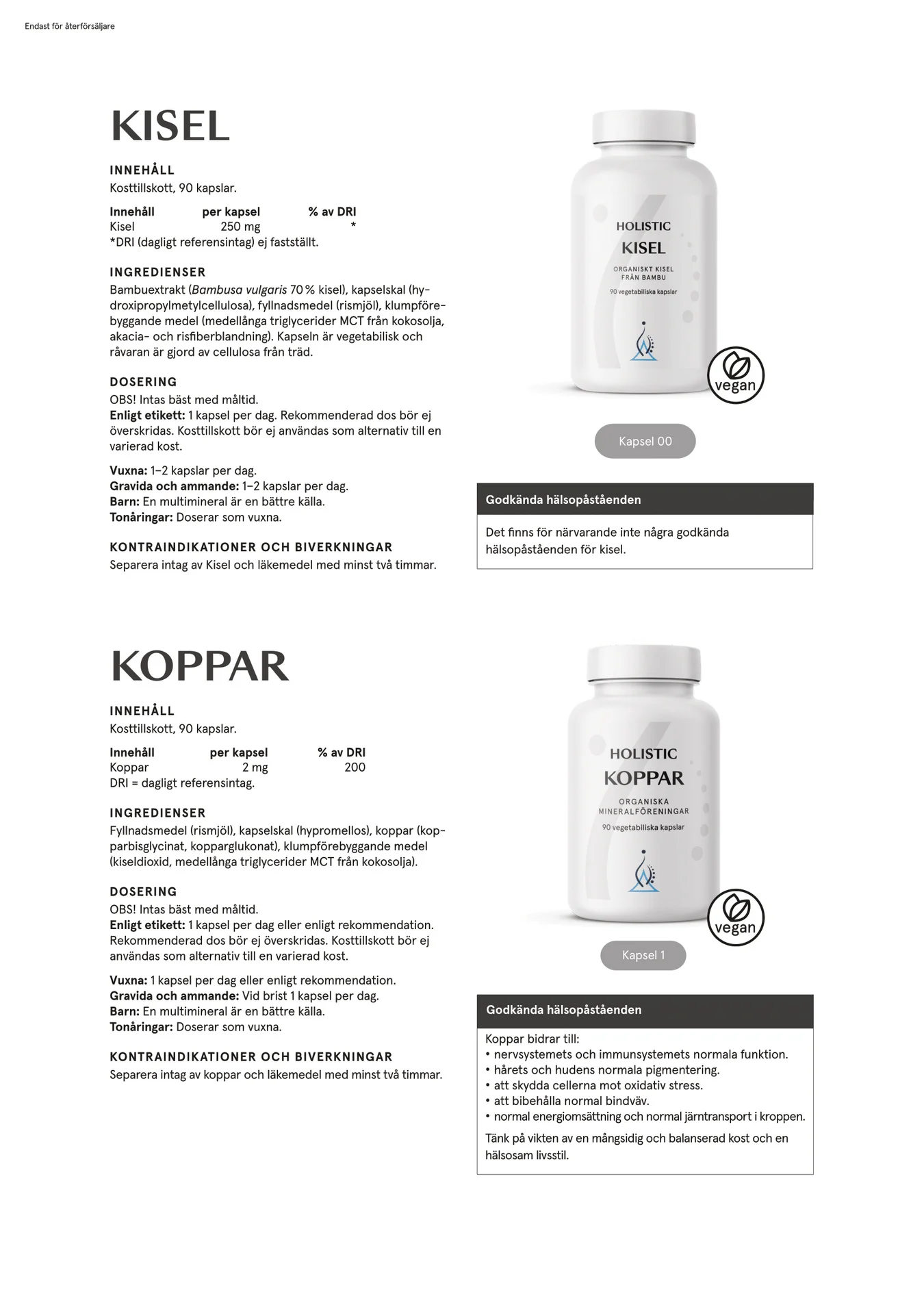Koppar 2 mg, 90 kapslar - 2