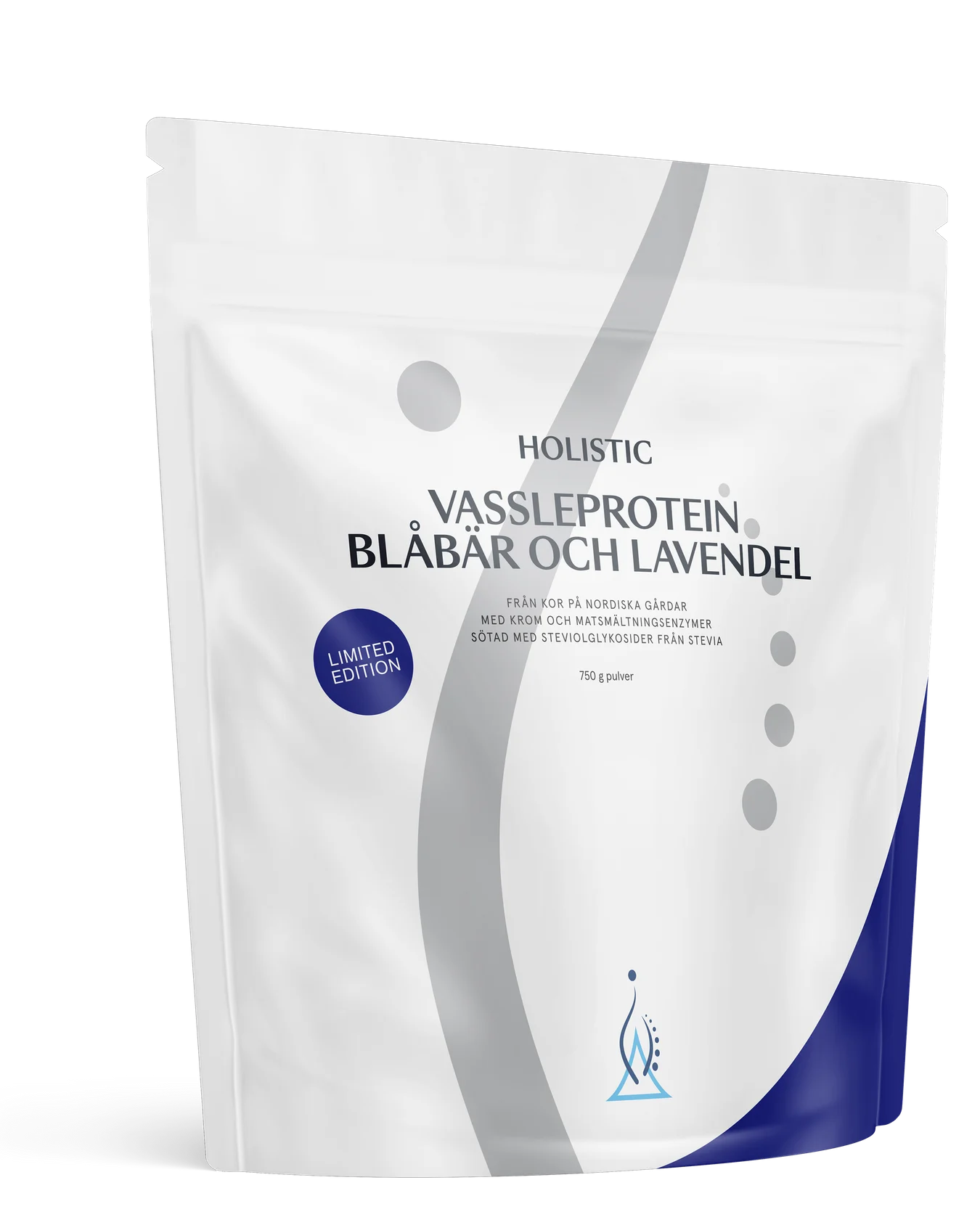 Vassleprotein blåbär och lavendel, 750 g