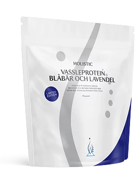Vassleprotein blåbär och lavendel, 750 g