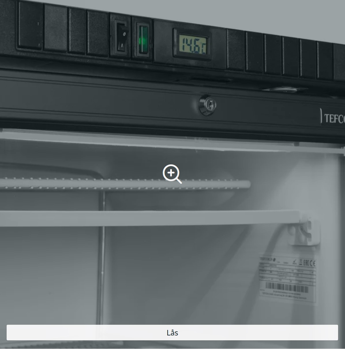Exponeringsfrys UFSC371G, 300 liter - 6