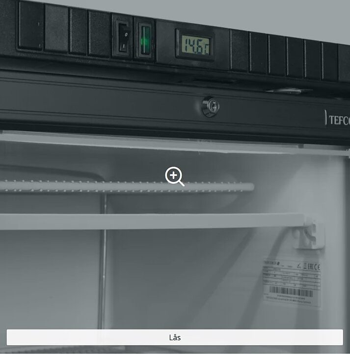 Exponeringsfrys UFSC371G, 300 liter