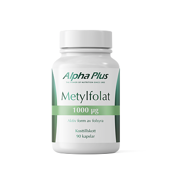 Metylfolat 1000 µg 90 kap