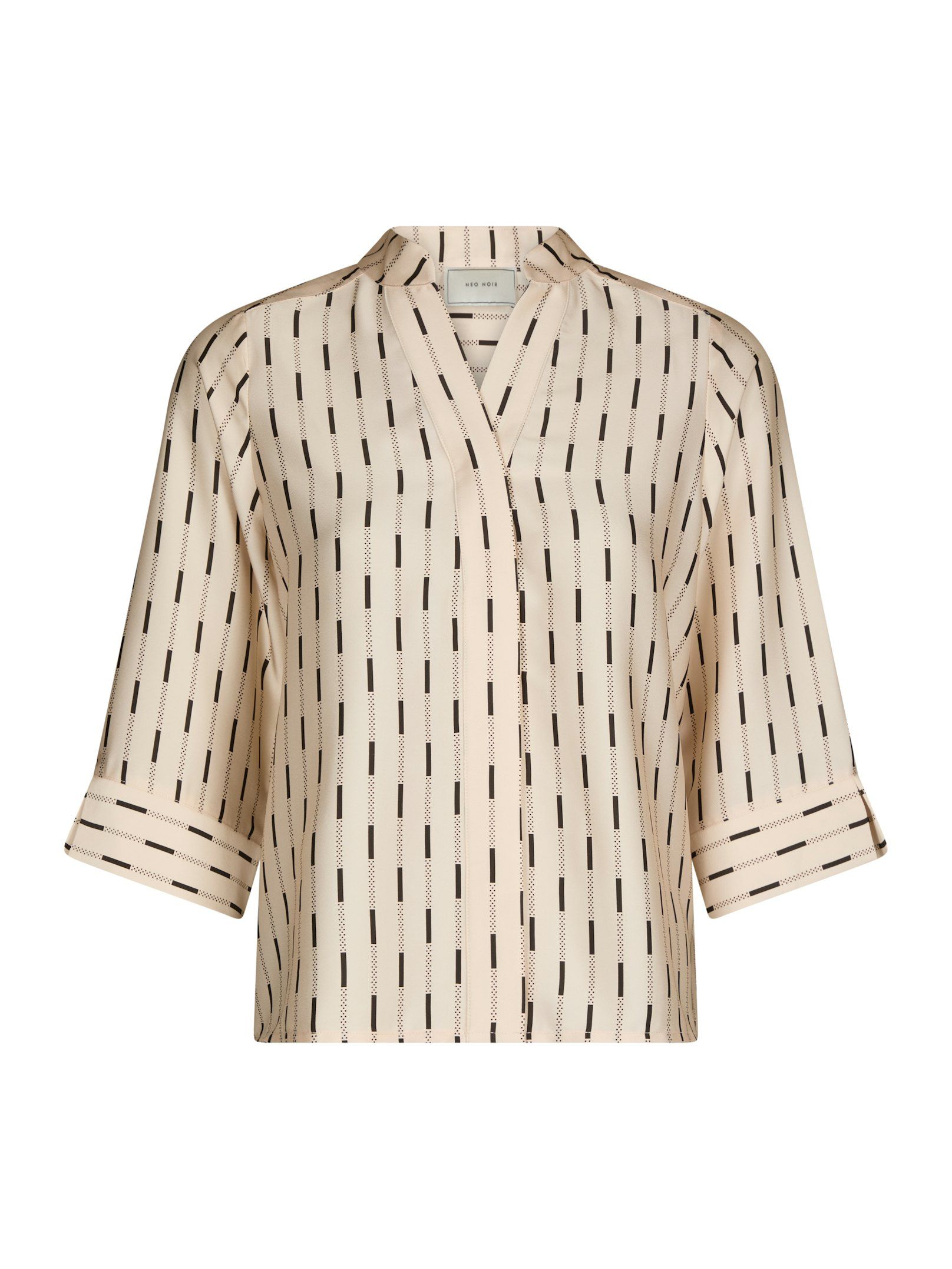 Neo Noir - Camile Print Blouse Creme - 5