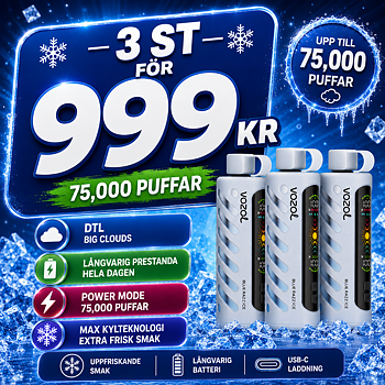 3st - Vozol Vista - 75,000 Puffar