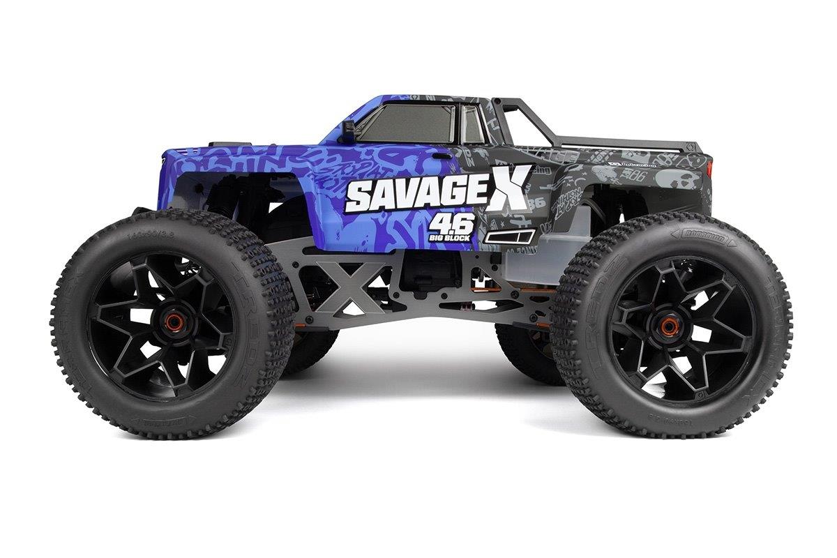 HPI SAVAGE X 4.6 GT-6 RTR - blue - 3