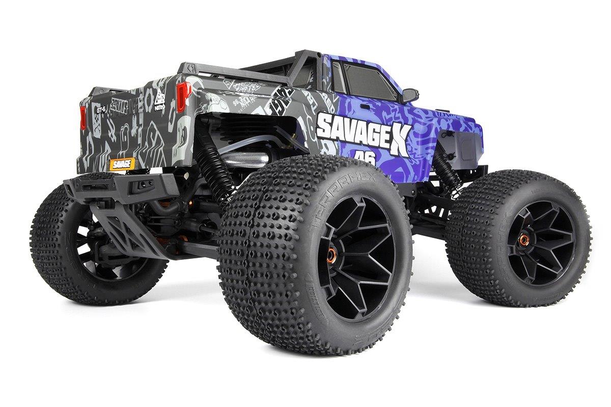 HPI SAVAGE X 4.6 GT-6 RTR - blue - 6