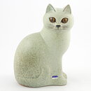 Lisa Larson (1975) White Cat Murre Midi 21 cm (3)