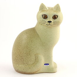 Lisa Larson (1975) White Cat Murre Midi 21 cm (3)