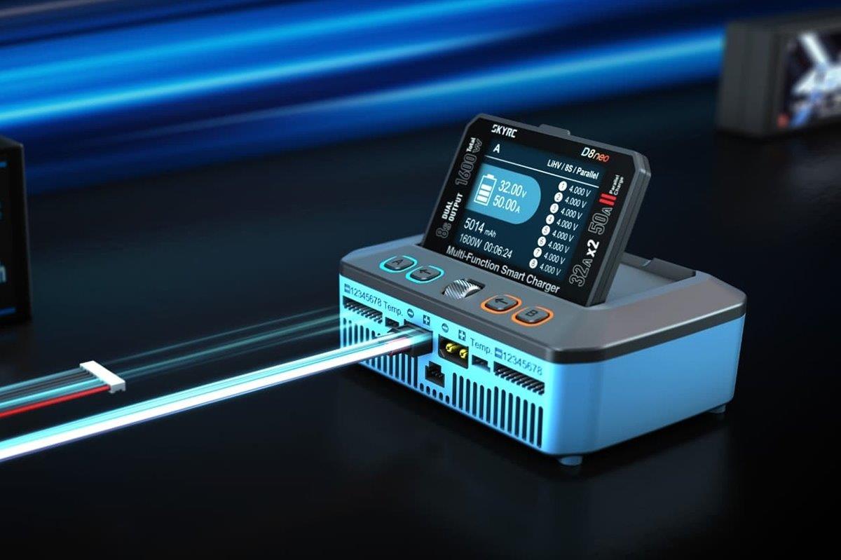SKY RC D8neo Smart Dual Balance Charger DC 1600W - 7