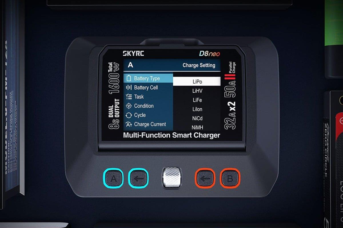 SKY RC D8neo Smart Dual Balance Charger DC 1600W - 3