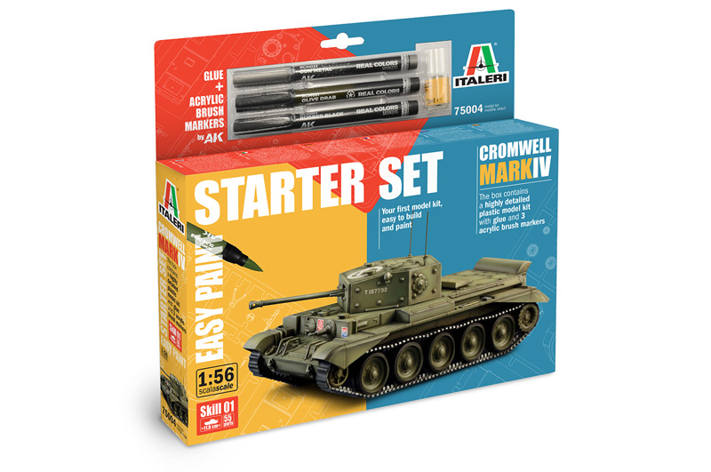 1/56 Cromwell Mk. IV - MODEL SET - STARTER KIT