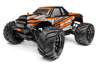 HPI Bullet MT Clear body with Nitro/Flux (BLACK) Decal