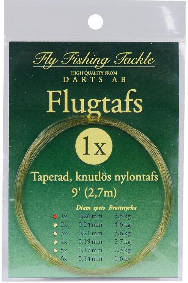Darts FLUGTAFS - KNUTLÖS - 9'-4X - 0.19mm 2.7kg