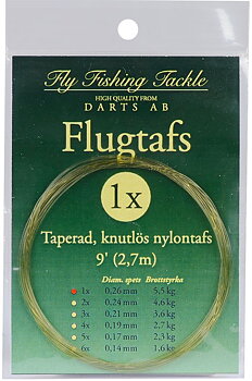Darts FLUGTAFS - KNUTLÖS - 9'-4X - 0.19mm 2.7kg