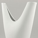 Stig Lindberg (Veckla 1950) White Sculptural Vase 30 cm