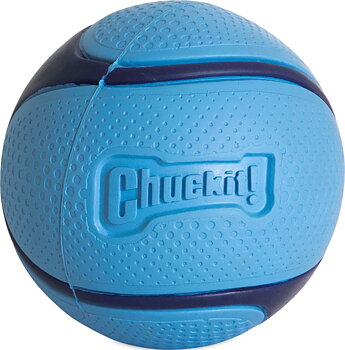 Hundleksak Chuckit Sniff Fetch Boll Med Bacon Doft Ø6cm Blå