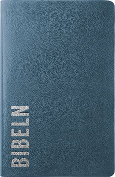 Bibel 2026 Slimline - Bounded leather Blå