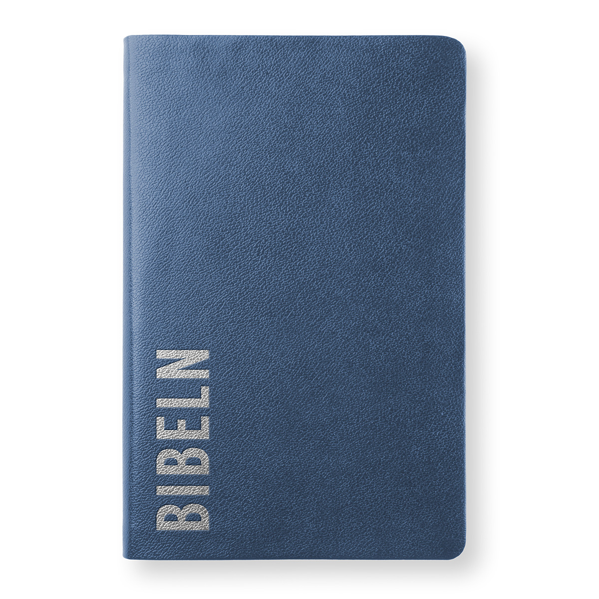 Bibel 2026 Slimline - Bounded leather Blå
