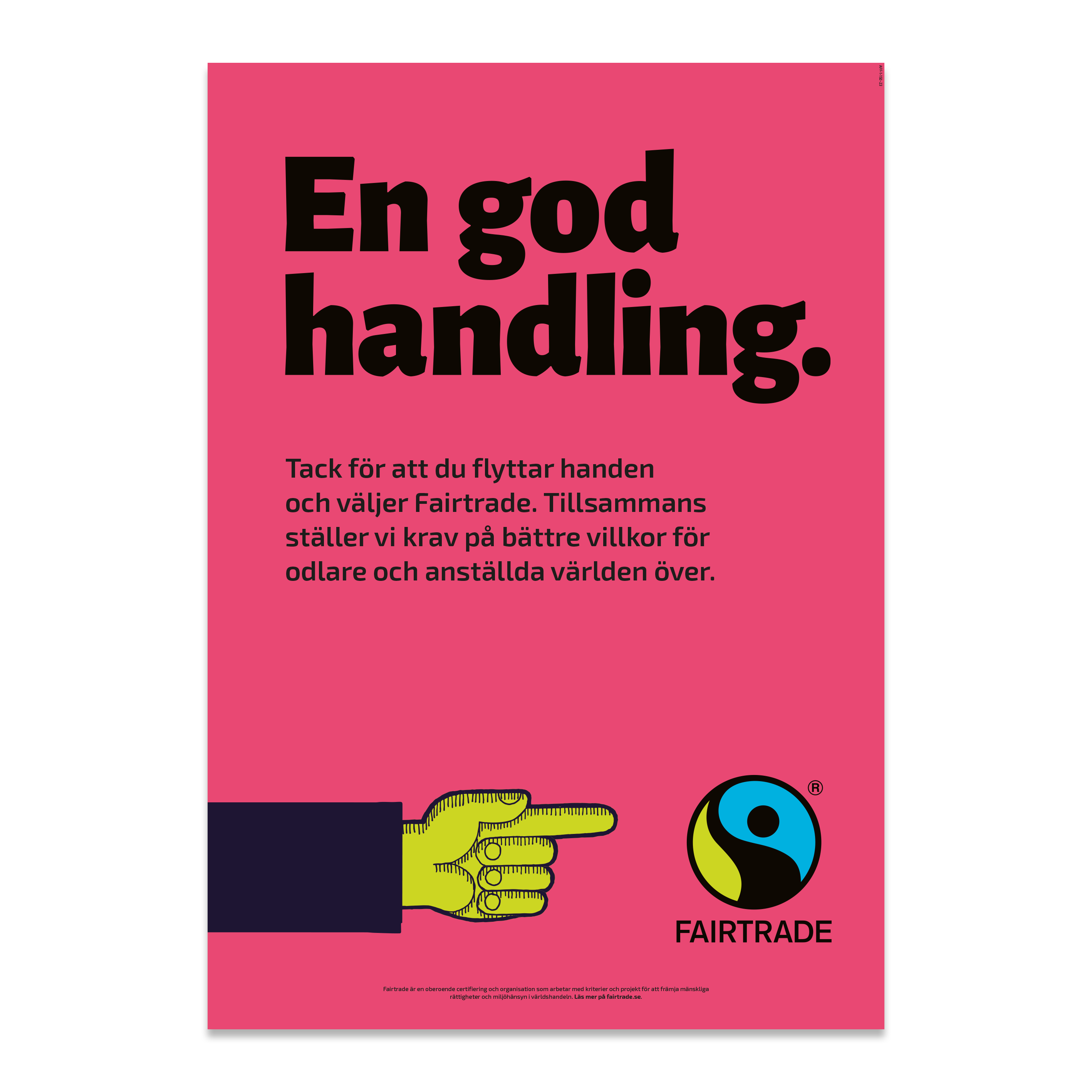 Affisch: En god handling (två storlekar)