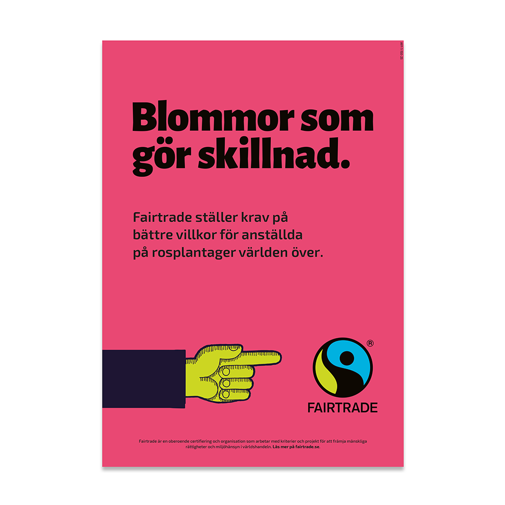 Affisch: Blommor som gör skillnad