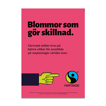 Affisch: Blommor som gör skillnad