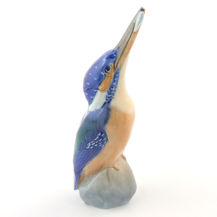 ピーター・ヘロルド  魚を捕まえたカワセミ  18cm  1915年  #2257