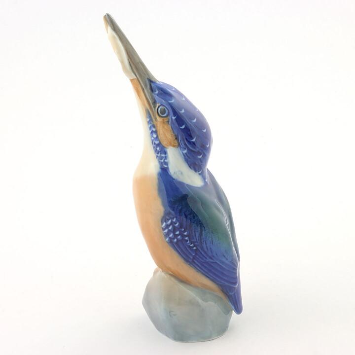 ピーター・ヘロルド  魚を捕まえたカワセミ  18cm  1915年  #2257