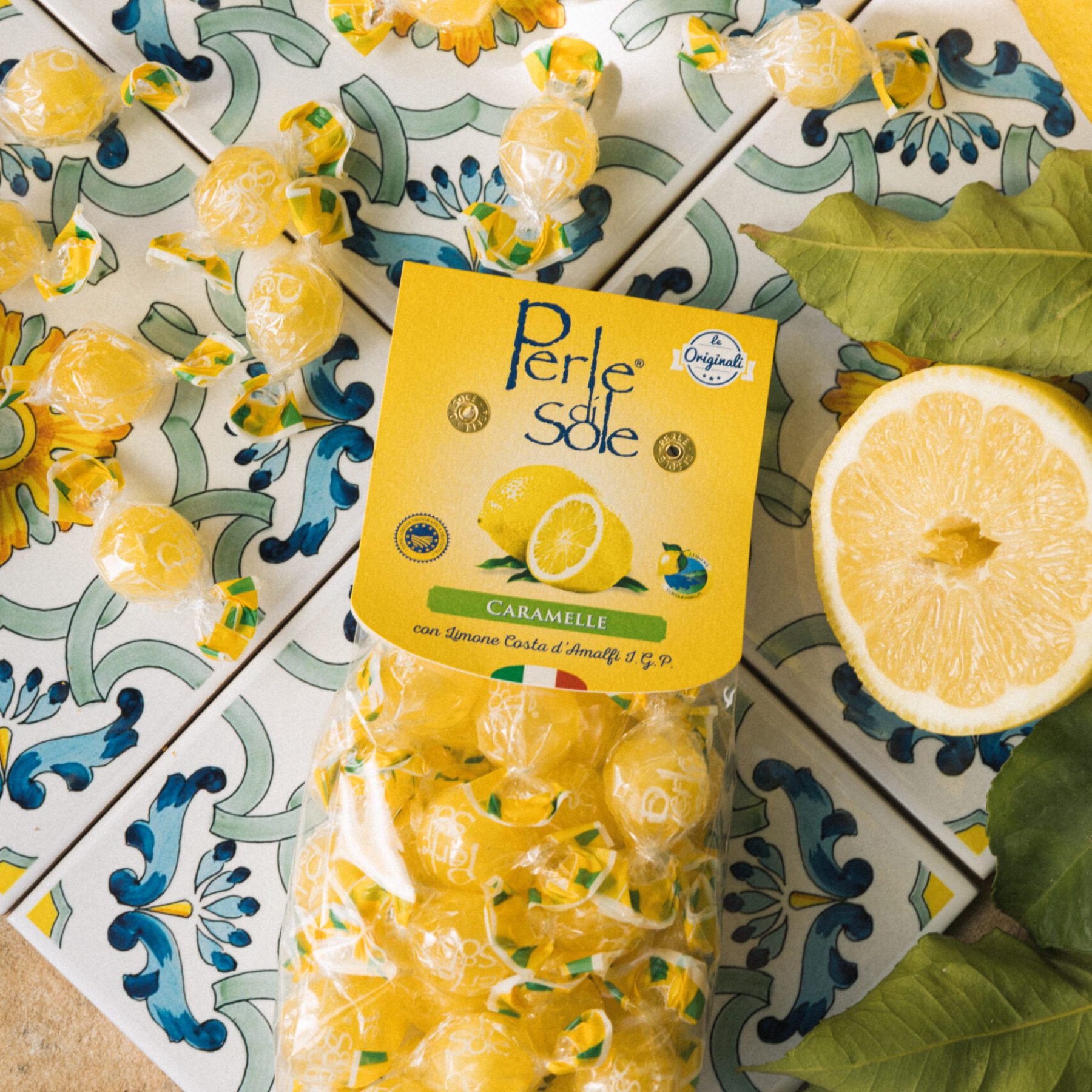 Perle di Sole, Citronkarameller med citroner från Amalfi IGP - 200g - 2