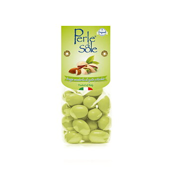 Perle di Sole, Dragerade mandlar med pistage - 150g